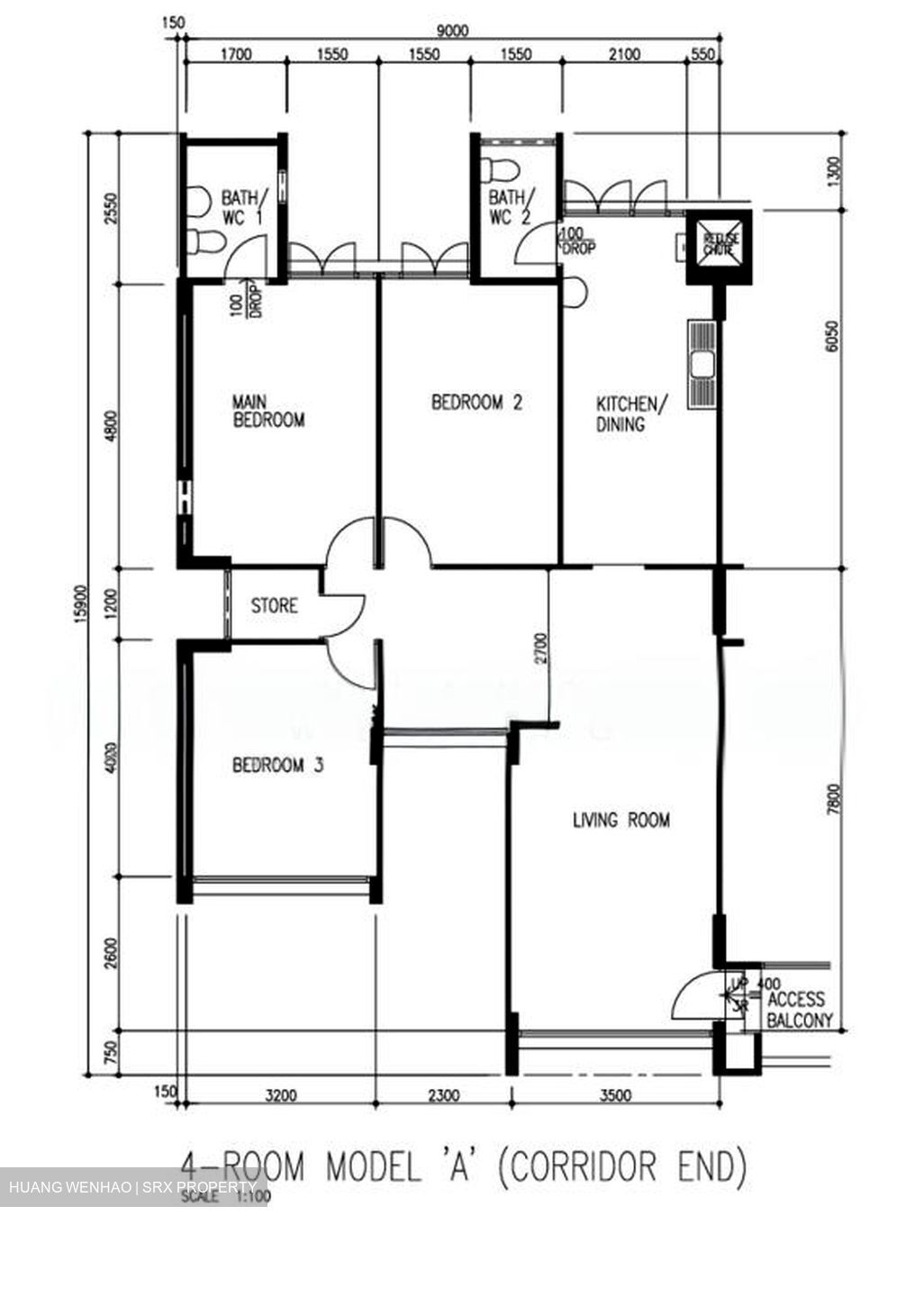 Blk 524 Hougang Avenue 6 (Hougang), HDB 4 Rooms #534595981